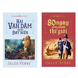 Combo Tiểu Thuyết Đặc Sắc: Hai Vạn Dặm Dưới Đáy Biển + 80 Ngày Vòng Quanh Thế Giới (Tặng