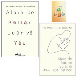 Combo Sự An Ủi Của Triết Học và Luận Về Yêu( Tặng Kèm Sổ Tay Xương Rồng)