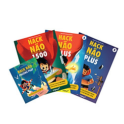 COMBO “Hack Não 1500” + “Hack Não Plus” + “Hack Não phương pháp” (Trọn bộ 4 cuốn)