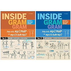 Combo Inside Gram Gram – Thấu Hiểu Ngữ Pháp Như Người Bản Ngữ (Tập 1 + 2)