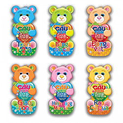 Bộ Gấu Con Thông Minh – Dành Cho Trẻ Mầm Non (6 Cuốn)