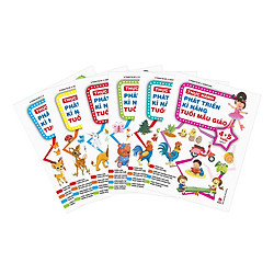 Combo Thực Hành Phát Triển Kĩ Năng Tuổi Mẫu Giáo (6 Cuốn)