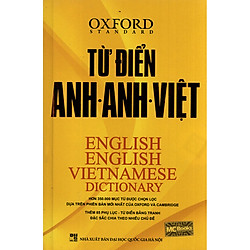 Từ Điển Anh – Anh – Việt (Bìa Cứng Màu Vàng) (Tặng Thước Đo Chiều Cao Cho Trẻ)