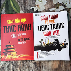 Combo 2 sách: Giáo trình tự học tiếng Trung giao tiếp (Tam ngữ Anh – Trung – Việt) và Sác