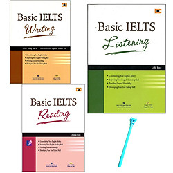 Combo Basic IELTS : Reading, Writing, Listening – Kèm Theo CD ( Tặng Kèm Viết )