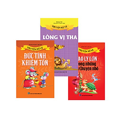 Combo Sách thiếu nhi -Truyện kể đạo đức cho bé 5 (Bộ 3 cuốn)