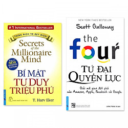 Combo 2 cuốn: Tứ Đại Quyền Lực, Bí Mật Tư Duy Triệu Phú