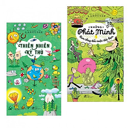 Combo 2 quyển Bách khoa thư Larousse : Thiên nhiên kỳ thú + Những phát minh làm thay đổi cuộc đời bạn