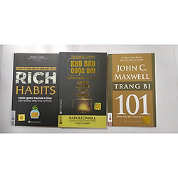 Combo 3 cuốn sách: kho báu cuộc đời làm thế nào để đạt 4 mục tiêu cuộc đời + Rich Habit
