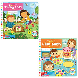 Combo Sách Chuyển Động – Busy – Làm Bánh + Trồng Trọt