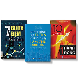 Bộ 3 cuốn sách 10 suy nghĩ không bằng một hành động + 7 bước đệm dẫn đến thành công + Địn
