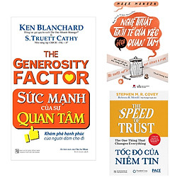 Combo 3 Cuốn Kĩ Năng Sống Hay Nhất:  Sức Mạnh Của Sự Quan Tâm + Nghệ Thuật Tinh Tế Của Vi