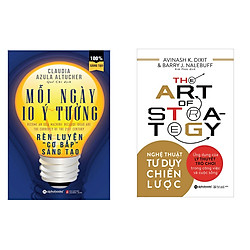 Combo Sách Tư Duy: Nghệ thuật tư duy chiến lược + Mỗi ngày 10 ý tưởng rèn luyện ” Cơ bắp