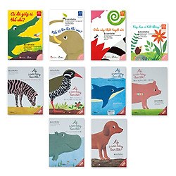 Combo 10 cuốn Ehon Nhật bản Phát triển kĩ năng sống cho trẻ: Bộ sách những mẩu chuyện nhỏ