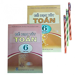 Combo Để học tốt Toán lớp 6 (Bùi Văn Tuyên) + 3 bút bi nến