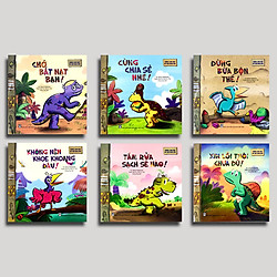 Khủng Long Nhỏ Bỏ Thói Quen Xấu (Bộ 6quyển) Tặng ngẫu nhiên 1 cuốn 365 Ngày Nuôi Dưỡng Tâ