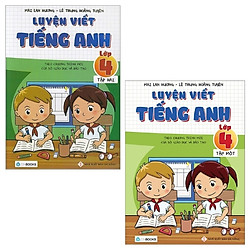 Combo Luyện Viết Tiếng Anh – Lớp 4 (Tập 1 Và 2) – Theo Chương Trình Mới Của Bộ Giáo Dục V
