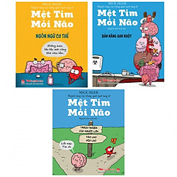 Combo truyện mệt tim mỏi não bộ 3 cuốn – Tặng kèm bookmark thiết kế