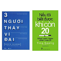 Combo Sách Kinh Tế:  Nếu Tôi Biết Được Khi Còn 20 (Tái Bản 2019) +  Ba Người Thầy Vĩ Đại