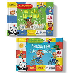 Bộ 2 cuốn sách tương tác Lật – Mở – Ghép Hình