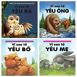 Combo Những Lời Yêu Thương Của Con Trẻ Dành Tặng: Bố + Mẹ + Ông + Bà (Tái Bản 2019 (Bộ 4