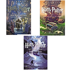 Combo sách Harry Potter tập 1,2 và 3