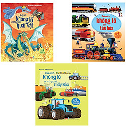 Combo Big Book: Cuốn Sách Khổng Lồ Về Những Con Quái Vật + Tàu Hỏa + Những Chiếc Máy Kéo<
