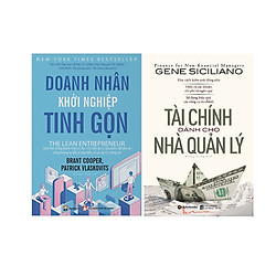 Combo 2 Cuốn: Doanh Nhân Khởi Nghiệp Tinh Gọn + Tài Chính Dành Cho Nhà Quản Lý