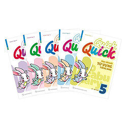 Combo 5 Cuốn – Quick Quick Học Nhanh Từ Vựng Tiếng Anh (Tặng Kèm 3 Bút Chì Thông Minh)