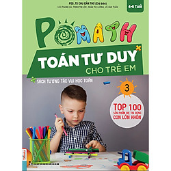 POMath – Toán Tư Duy Cho Trẻ Em (4-6 tuổi) Tập 3 (Học Kèm App MCBooks Application) (Quét