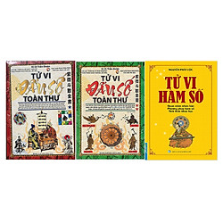 Combo trọn bộ Tử Vi Đẩu Số Toàn Thư (Tập 1,2) + Tử vi Hàm số