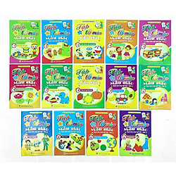 Combo Trọn Bộ 14 Cuốn Tập Tô Màu Mẫu Giáo – Phiên Bản Song Ngữ Việt Anh (4-6 tuổi)