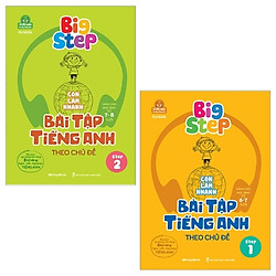 Combo Big Step – Con Làm Nhanh Bài Tập Tiếng Anh Theo Chủ Đề (Step 1 Và 2) (Bộ 2 Tập)</sp