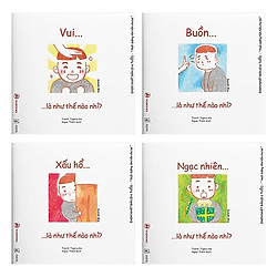 Ehon cảm xúc (Vui+Buồn+Xấu Hổ+Ngạc Nhiên/ Tặng cuốn Những Câu Chuyện Kinh Điển)