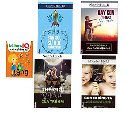 Combo bộ 4 cuốn cha mẹ dạy con thành công( Dạy con theo lối mới+ thế giới bí mật trẻ em+