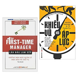 Combo Sách Kỹ Năng Làm Việc Hay : Lần Đầu Làm Sếp + Khiêu Vũ Với Áp Lực ( Tặng Kèm Postca