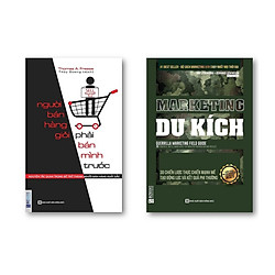 Combo 2 cuốn : Học Marketing du kích+ Người bán hàng giỏi phải bán mình trước ( tặng 1 gi