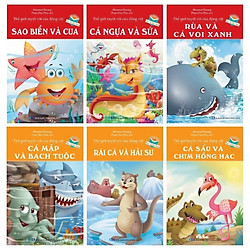Combo Thế Giới Tuyệt Vời Của Động Vật: Rái Cá Và Hải Sư + Cá Sấu Và Chim Hồng Hạc + Cá Mậ