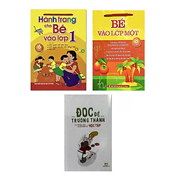 Combo Sách Chuẩn Bị Cho Bé Vào Lớp 1: Hành Trang Cho Bé Vào Lớp 1 (6 Cuốn) + Bé Vào Lớp 1