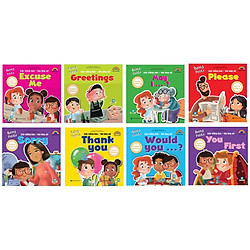 Combo trọn bộ sách Being Polite (Giỏi tiếng Anh – Vui ứng xử)(Tặng kèm bút chì Kingbooks)