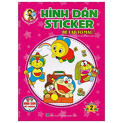 Hình Dán Sticker – Bé Tập Tô Màu – Quyển 2