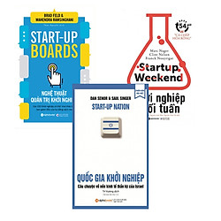 Combo Khởi Nghiệp Cuối Tuần + Quốc Gia Khởi Nghiệp + Nghệ Thuật Quản Trị Khởi Nghiệp</spa