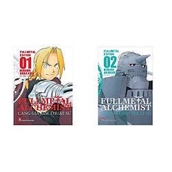 Bộ sách Fullmetal Alchemist – Cang Giả Kim Thuật Sư – Fullmetal Edition Tập 1 + 2 (02 cuố