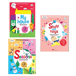 Lift-The-Flap – Lật Mở Khám Phá – Ngôi Nhà Của Em + Các Mùa Trong Năm + Những Đồ Vật Quanh Em