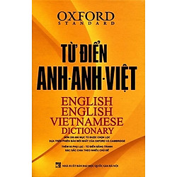 Từ Điển Anh – Anh – Việt 350.000 Từ