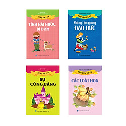 Combo Tủ sách đạo đức dành cho bé 3 (Truyện kể về sự công bằng – Truyện kể về tính hài hư