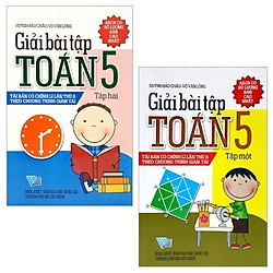 Combo Giải Bài Tập Toán 5: Tập 1 Và 2 (Bộ 2 Tập)