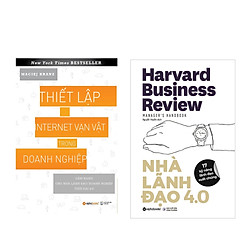 Combo Sách Kĩ Năng Kinh Doanh: Nhà Lãnh Đạo 4.0  + Thiết Lập Internet Vạn Vật Trong Doanh