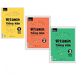 Combo vitamin tiếng hàn (trọn bộ 3 tập) – tặng kèm bookmark thiết kế