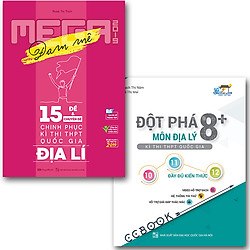 Bộ Đột phá 8+ và Mega luyện đề Môn Địa Lý